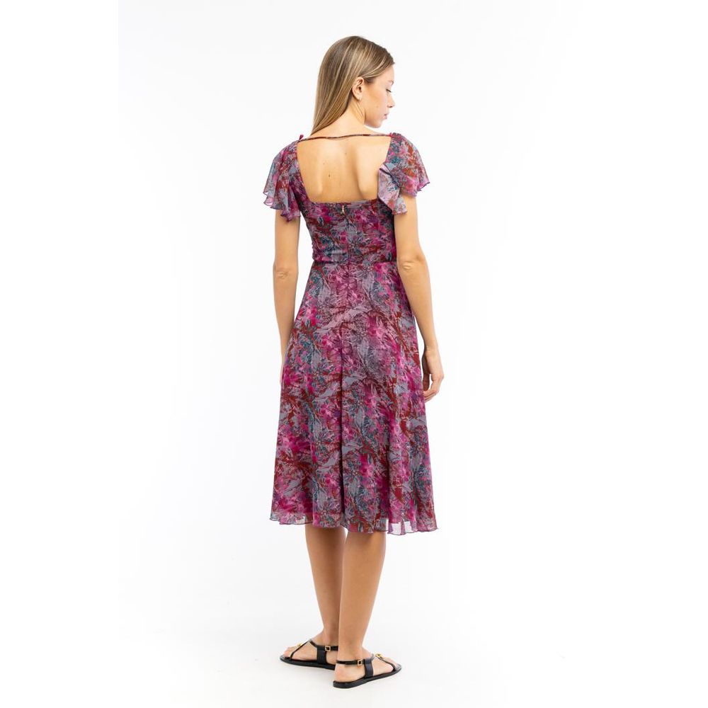 Patrizia Pepe Purple Polyester Casual Dress