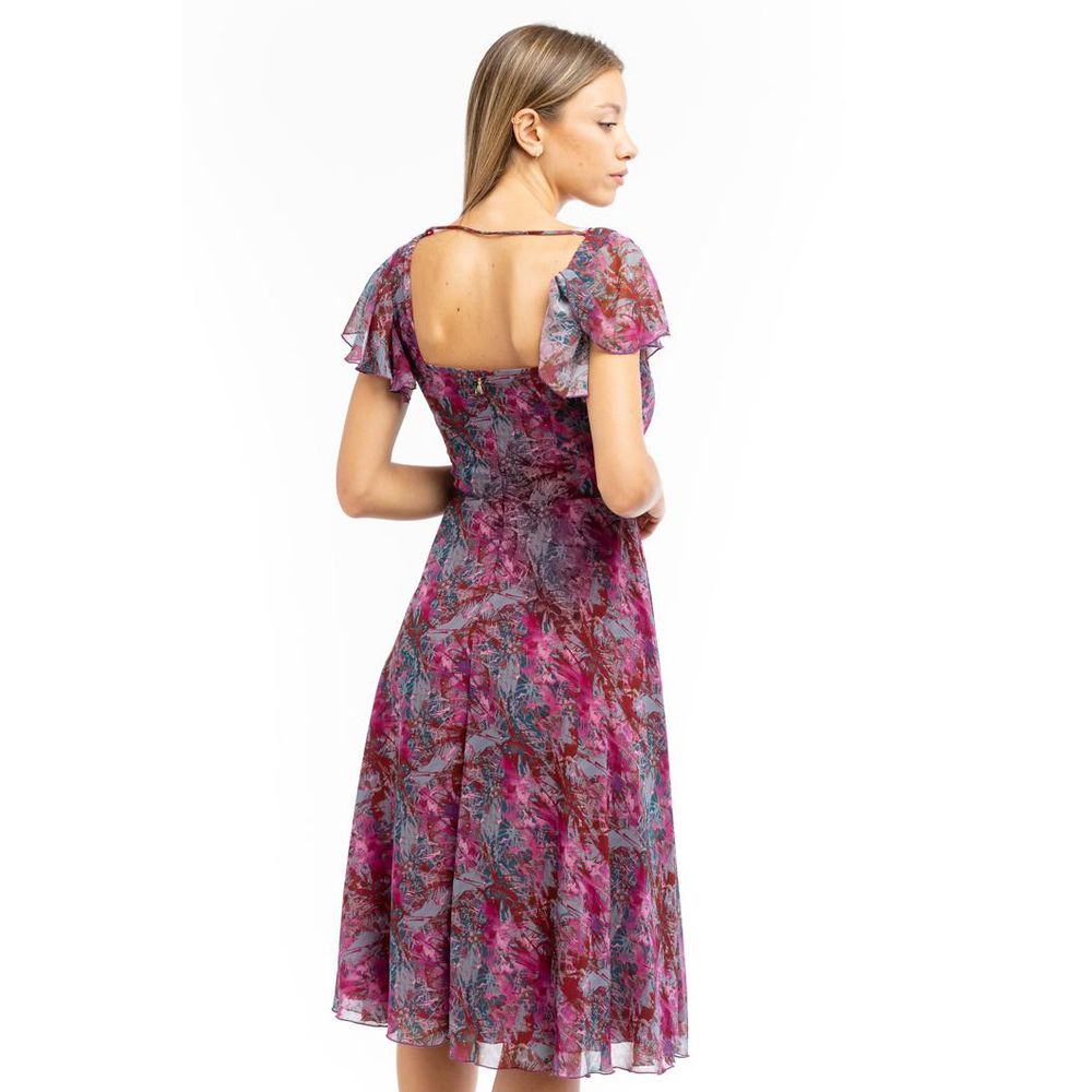 Patrizia Pepe Purple Polyester Casual Dress