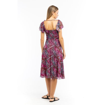 Patrizia Pepe Purple Polyester Casual Dress