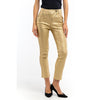 Patrizia Pepe Gold Cotton Casual Pants