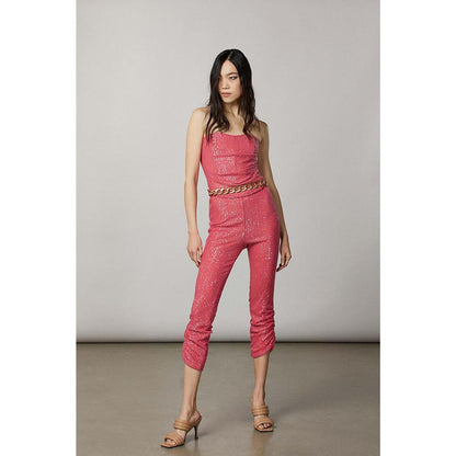 Patrizia Pepe Red Polyester Athletic Pants