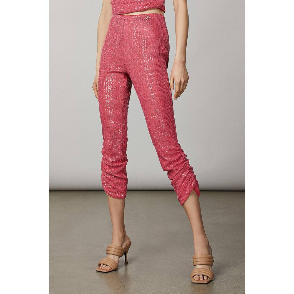 Patrizia Pepe Red Polyester Athletic Pants