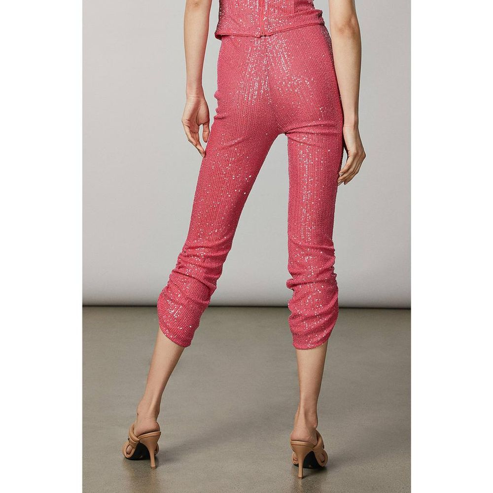Patrizia Pepe Red Polyester Athletic Pants