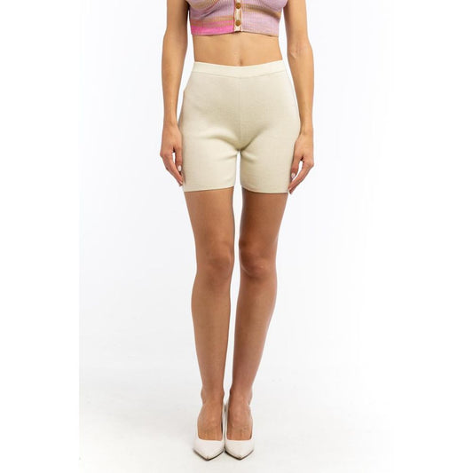 Patrizia Pepe Beige Nylon Shorts