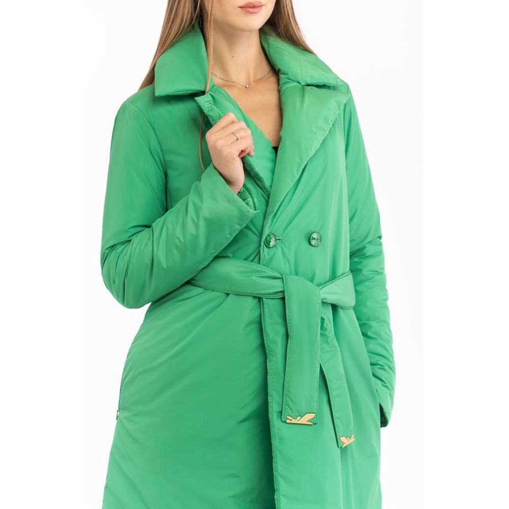 Patrizia Pepe Green Polyester Parka