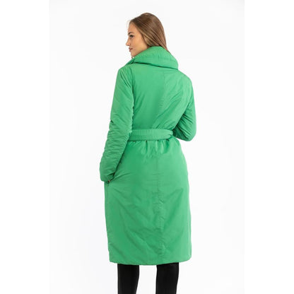 Patrizia Pepe Green Polyester Parka