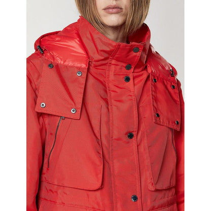 Patrizia Pepe Red Polyamide Bomber