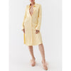 Patrizia Pepe Yellow Viscose Blouse