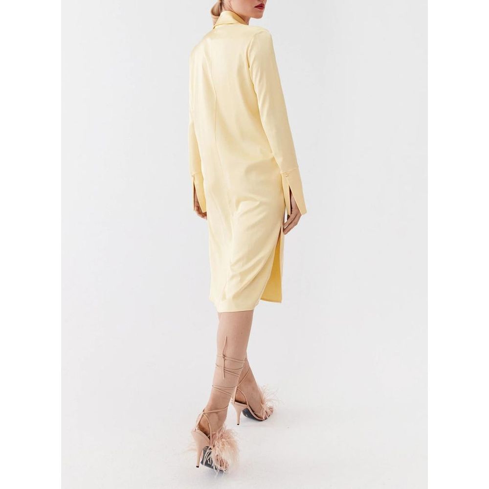 Patrizia Pepe Yellow Viscose Blouse
