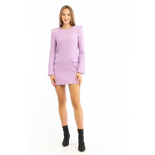 Patrizia Pepe Purple Polyester Casual Dress