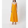 Patrizia Pepe Yellow Flax Casual Dress