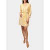 Patrizia Pepe Yellow Viscose Casual Dress