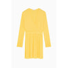 Patrizia Pepe Yellow Viscose Casual Dress