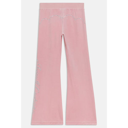 Juicy Couture Pink Polyester Flared Pants