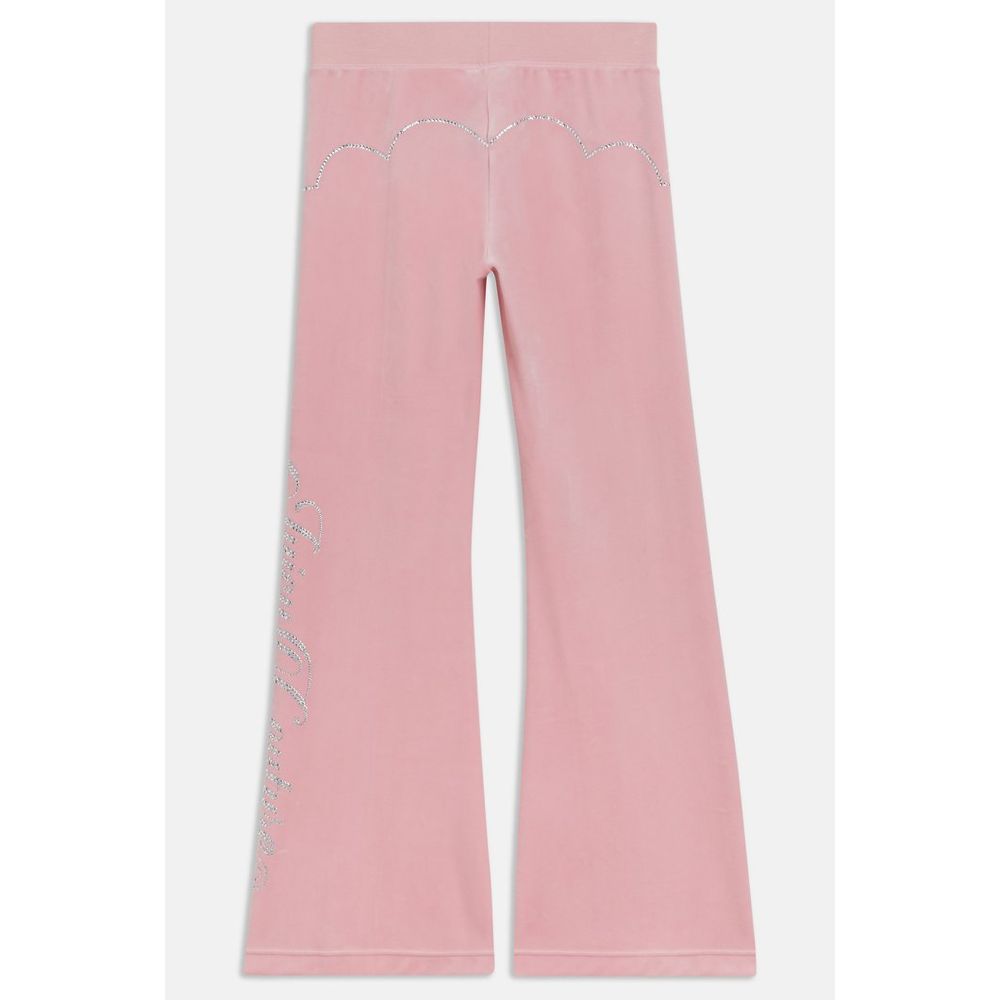 Juicy Couture Pink Polyester Flared Pants